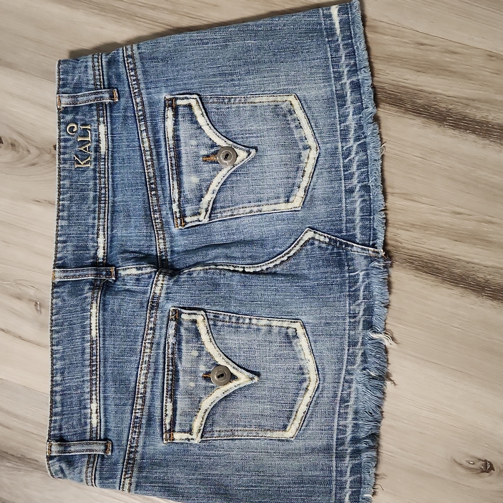 Kali jean mini skirt